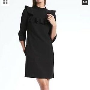 Banana Republic black cocktail dress